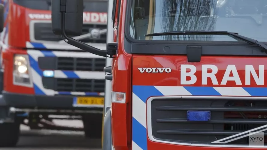 Schoorsteenbrand in Blokker