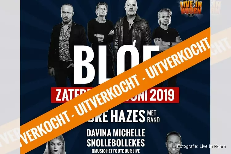 Live in Hoorn in recordtempo uitverkocht