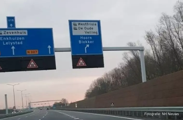 Zwaag niet terug op borden langs Westfrisiaweg: "Ronduit teleurstellend"