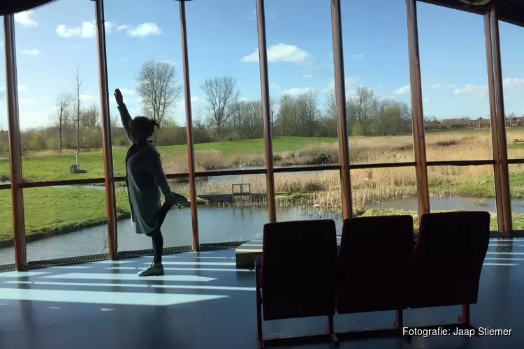 Zondag-yoga met uitzicht op het groen van Natuurpark Blokweer