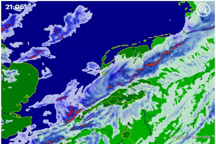 Daar komt nóg meer noodweer: komend uur hoosbuien, hagel en onweer