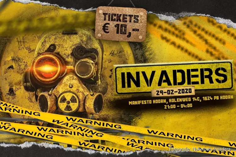 Invaders - Nuketown zaterdag 29 februari