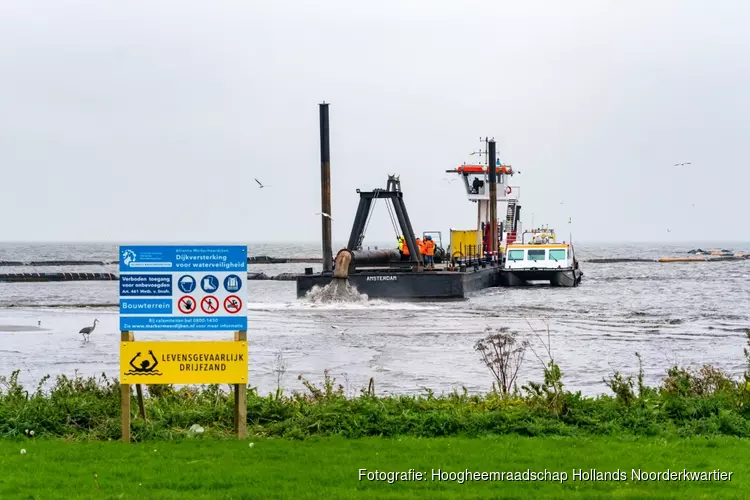 De schop gaat in de dijk: versterking Markermeerdijken kan doorgaan