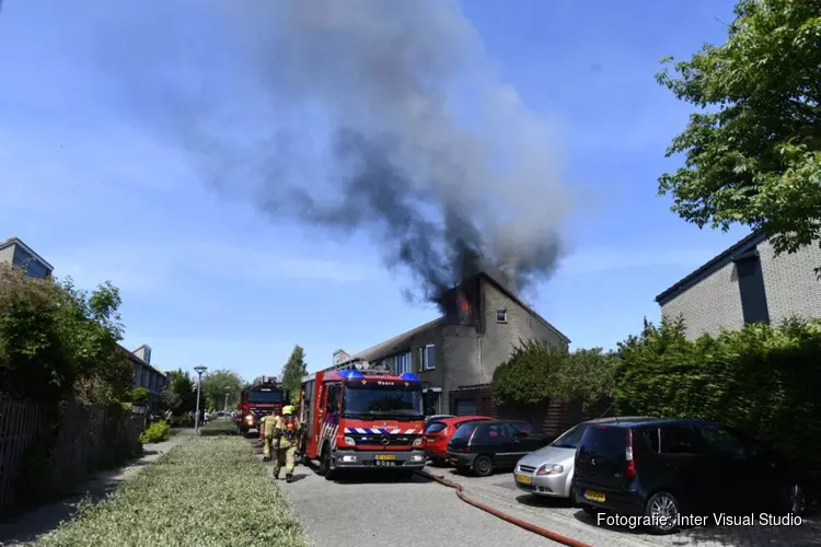 Grote brand in Hoorn