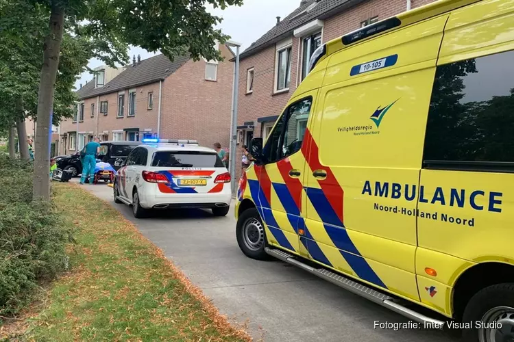 Bromfietser gewond bij ongeval in Hoorn