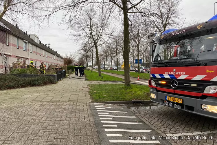 Woningbrand aan de Boedijnhof in Hoorn