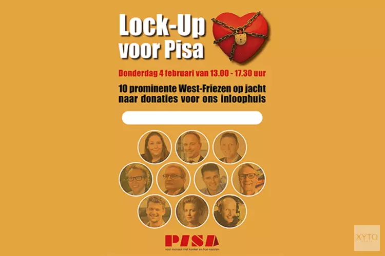 10 bekende West-friezen doen mee aan Lock-Up voor Inloophuis Pisa