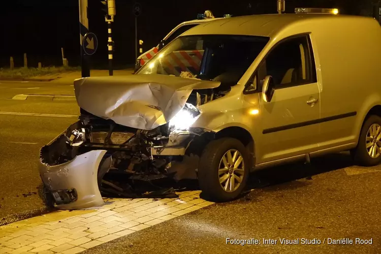 Veel schade na ongeval in Zwaag