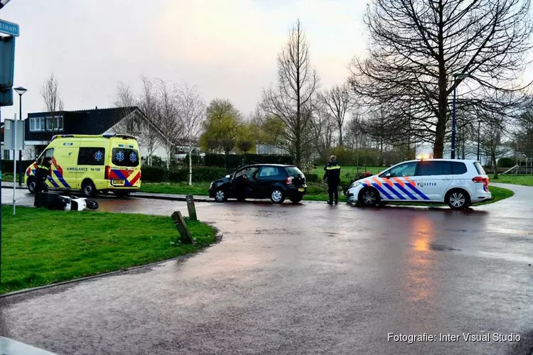 Maaltijdbezorger aangereden in Hoorn