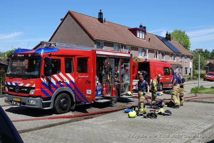 Woning onbewoonbaar na brand in Hoorn