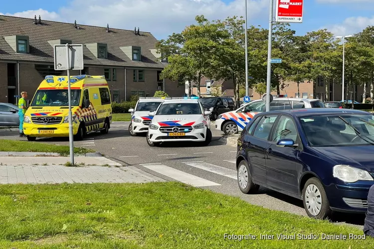 Aanrijding op zebrapad in Zwaag