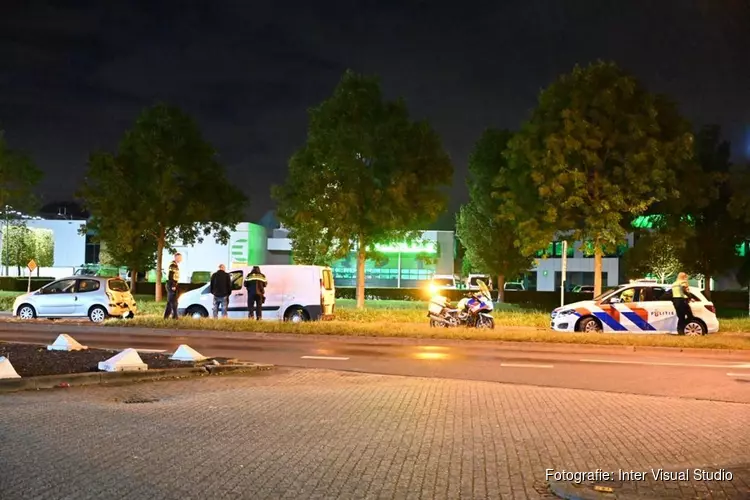 Kop-staartbotsing in Zwaag