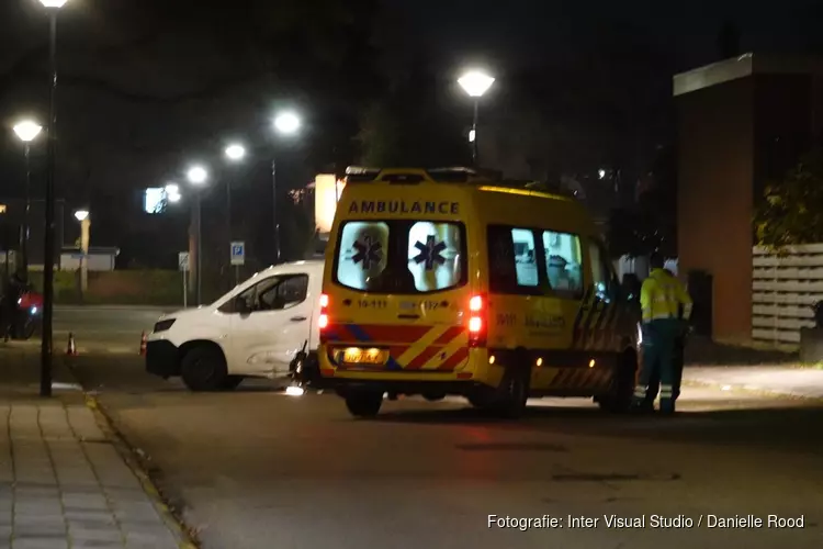 Scooterrijder gewond bij ongeval in Hoorn