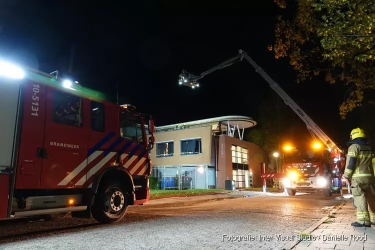 Brand in wooncomplex Zwaag