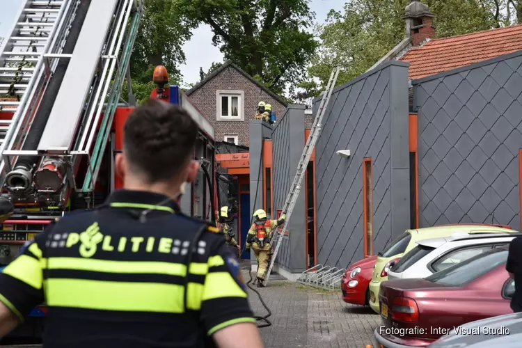 Brand bij pand van Showband Hoorn