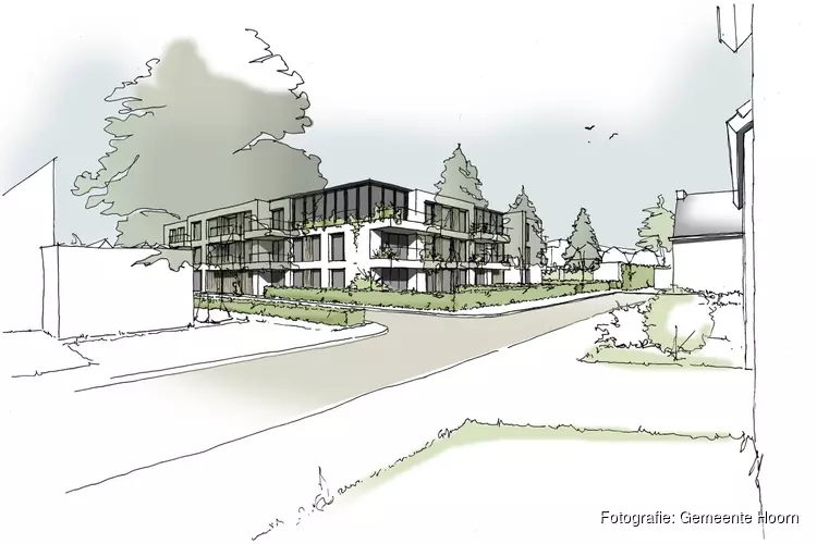 Uitgangspunten vastgesteld voor plan 29 appartementen in Hoorn-Noord