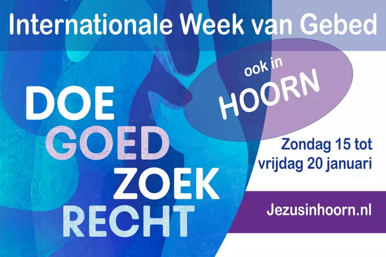 Samen bidden in Hoorn tijdens de Internationale Week van Gebed