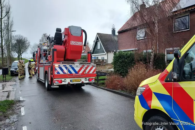 Brand in woning Schellinkhout