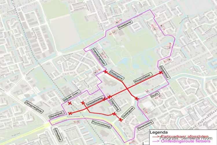 Fietspad langs Oostergouw twee maanden afgesloten