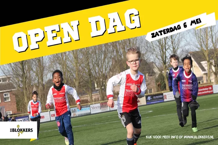 Open dag voor de jeugd bij v.v. de Blokkers