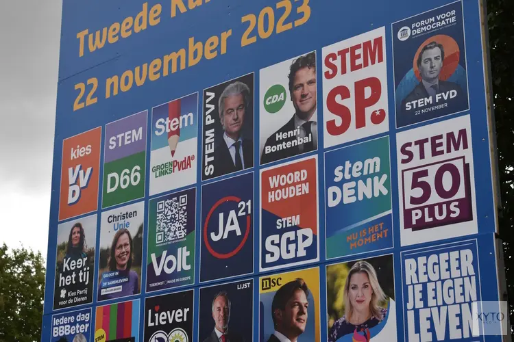 Verkiezingsmarkt in Hoorn op zaterdag 18 november