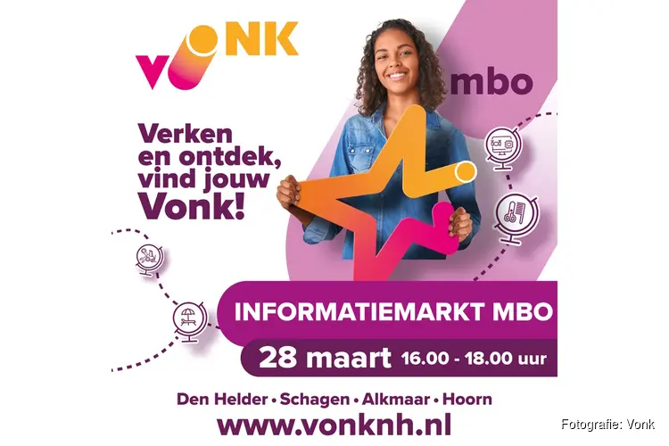 Informatiemarkt mbo Vonk – donderdag 28 maart 2024
