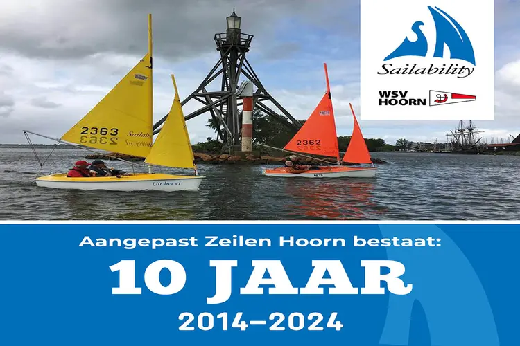 10 jaar aangepast zeilen bij WSV Hoorn