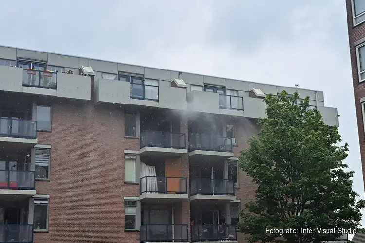 Brand in woning Betje Wolffplein in Hoorn