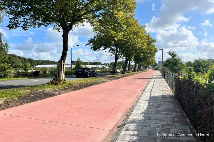 Verbreed fietspad Berkhouterweg weer open