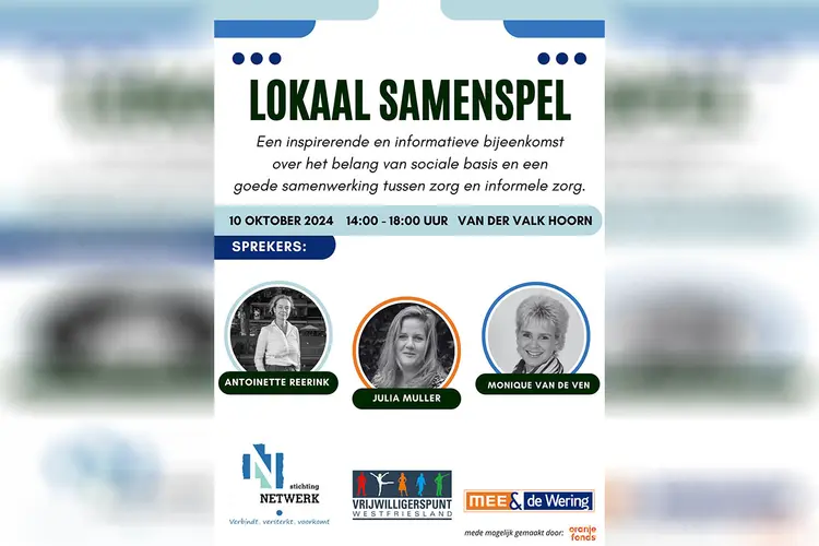 Kom naar de inspiratiebijeenkomst Lokaal Samenspel