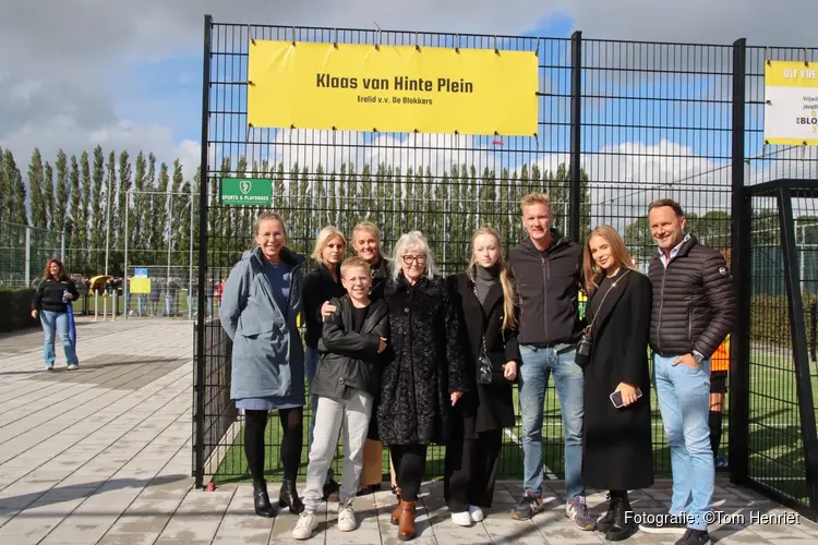 Opening Klaas van Hinte voetbalplein