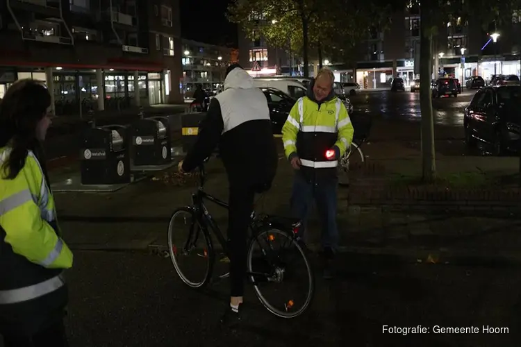 Dankzij fietsverlichting minder kans op een ongeluk