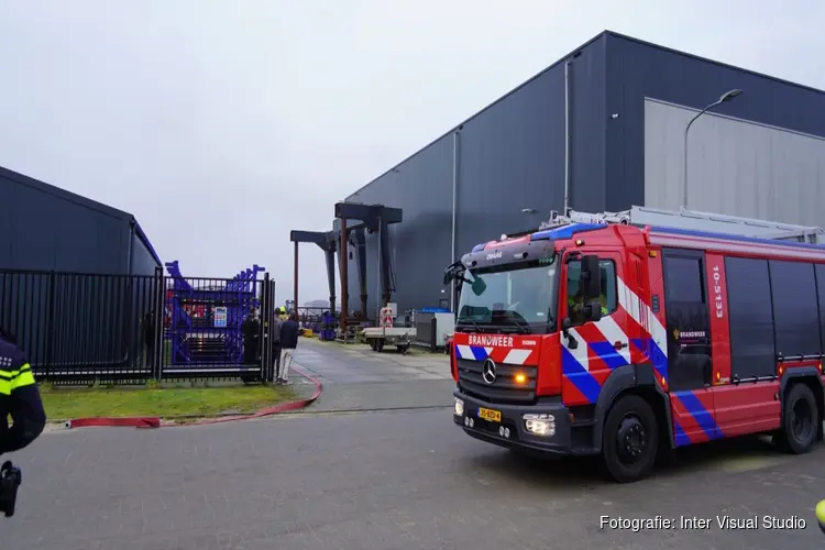 Brandmelding bij jachtbouwer in Hoorn